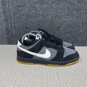 Nike Dunk Low SE Black Anthracite Gum Grey Suede Skate Shoes Men’s 7 HQ1931-001